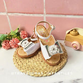 Sandalias Lia Moño Perlas Blanco