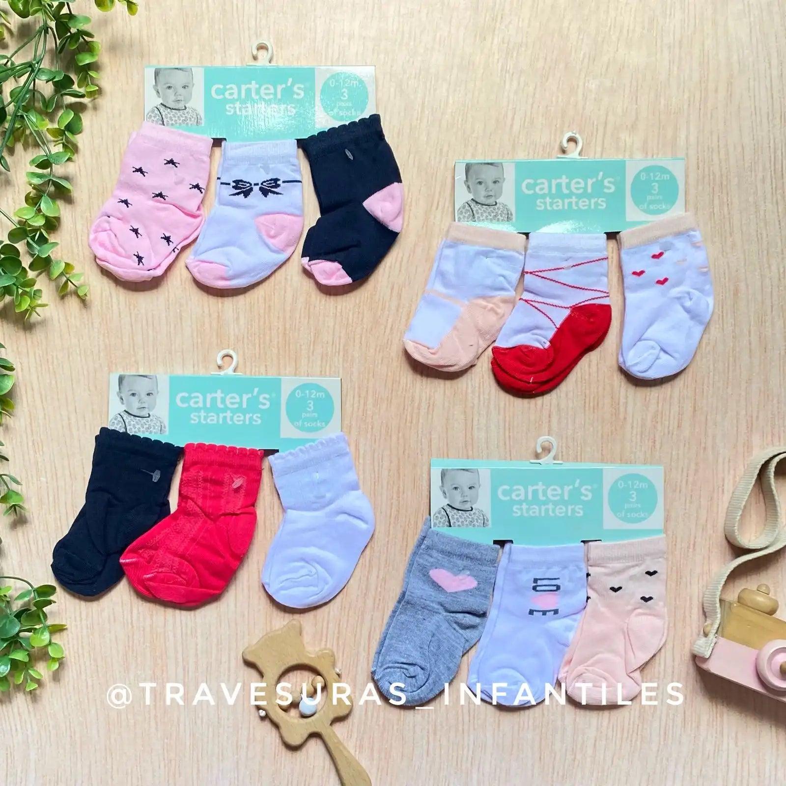 Set 3 Pares De Medias Lisas Niña