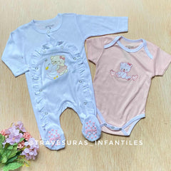 Set Pijama y Body Osito