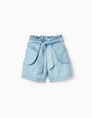 Short Denim Cinturón
