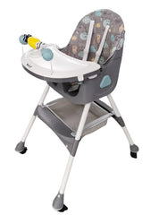 Comedor Para Bebé 2 En 1 Estampado Gris Dali Ebaby