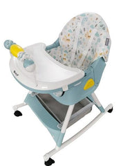 Comedor Para Bebé 2 En 1 Estampado Verde Dali Ebaby Mecedora