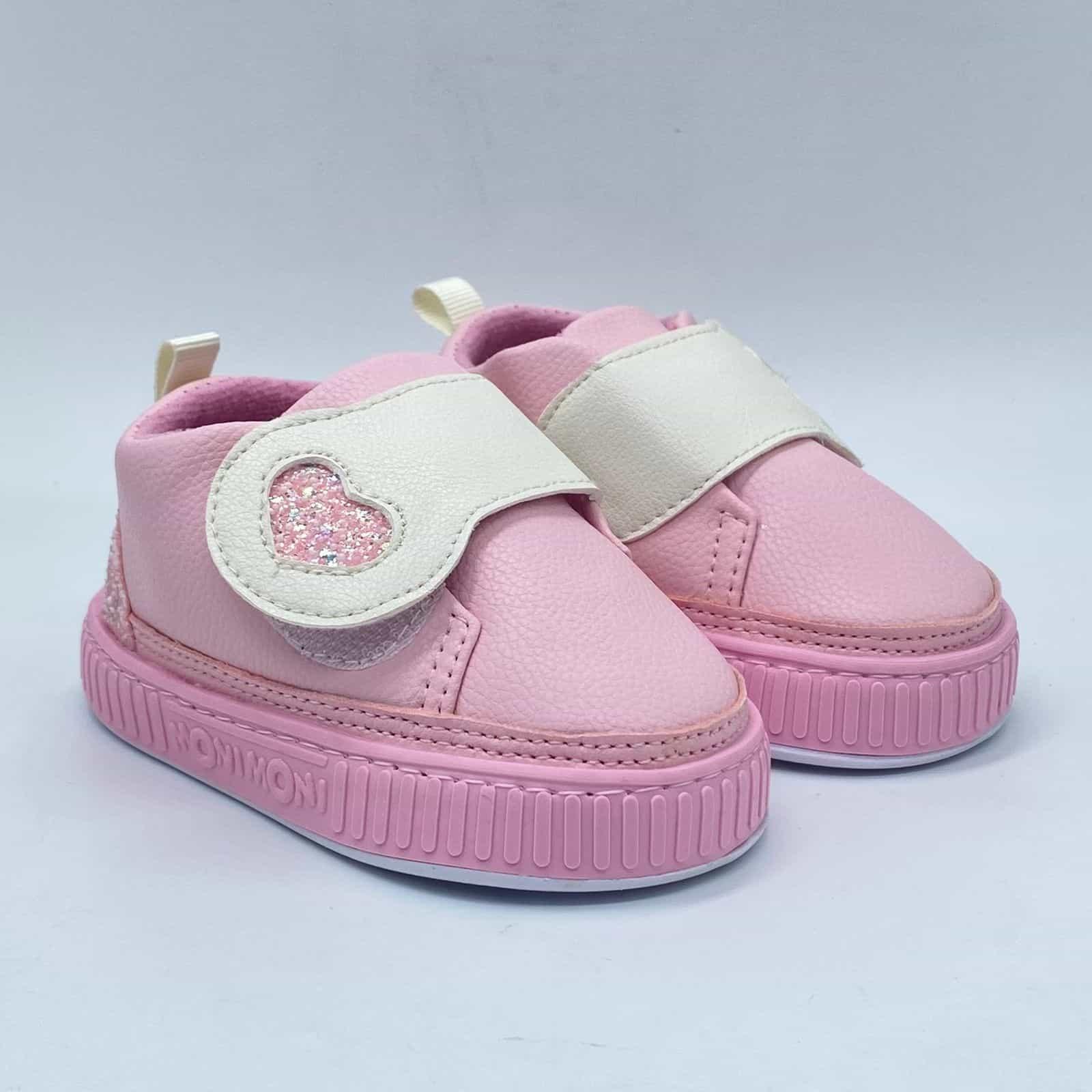 travesuras-infantiles-Tenis-Bota-Velcro-Corazon-Rosa_1