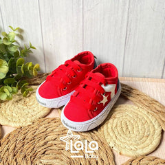 Tenis Rojos Estrella Blanca Melosos