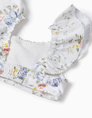 Vestido de Baño Estampado Flores