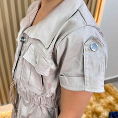 Vestido Cinturón Bolsillos