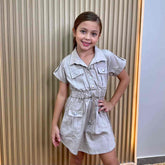 Vestido Cinturón Bolsillos