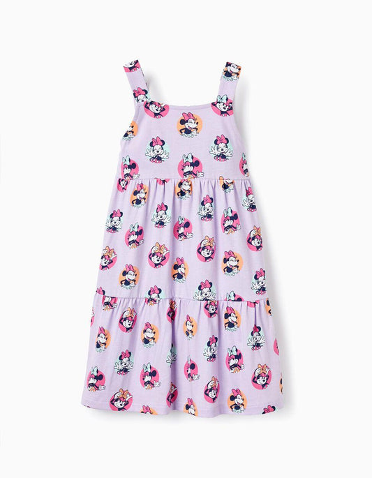 Vestido Estampado Minnie Lila