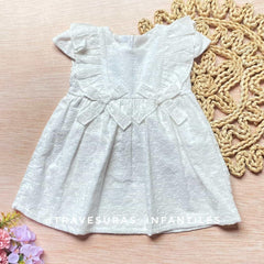 Vestido Hoja Rota Blanco