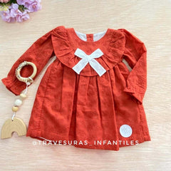 Vestido Ojalillo Moño