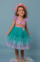 Vestido Sirena Piscis Azul Lilo Diseño