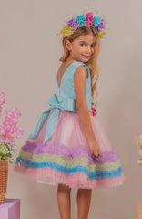 Vestido Tul Arcoíris Soy Feliz