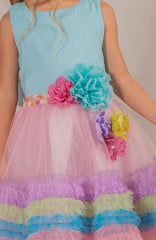 Vestido Tul Arcoíris Soy Feliz