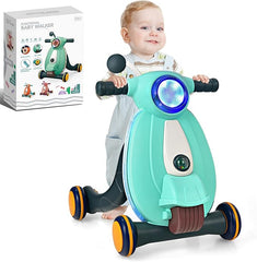 Andadera Caminador Bebé Moto Verde Estilo