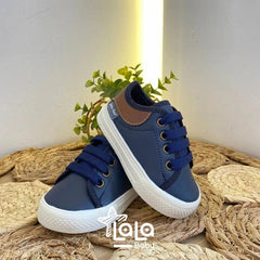 Tenis Navy Detalle Café Estilo