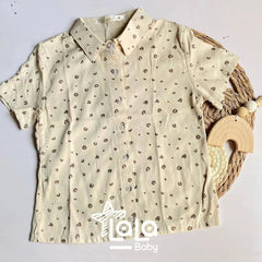 Blusa Estampado Animal Print beige