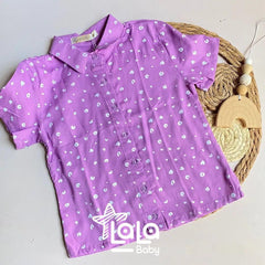 Blusa Estampado Animal Print lila