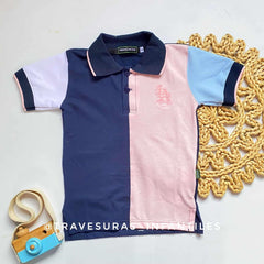 Polo Color Surtido Combinado rosa