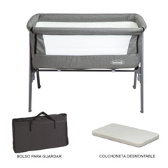 Cuna Colecho Easy Sleep Gris Bebesit Partes