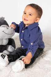 Conjunto Camisa Detalle – Jean y Camisa Manga Larga Joy Baby