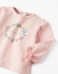 Conjunto Falda Suéter Rosa