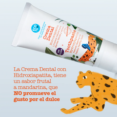 Crema Dental Para Bebé Hidroxiapatita Mandarina 60gr Sin Flour