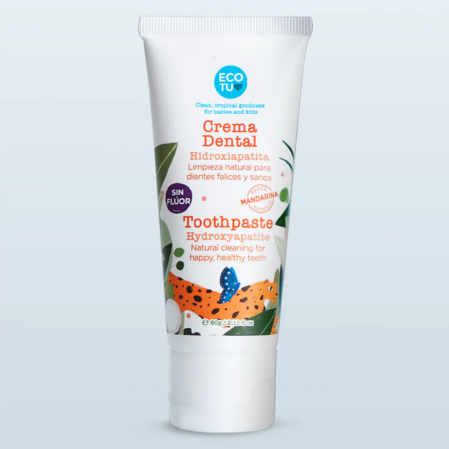 Crema Dental Para Bebé Hidroxiapatita Mandarina 60gr