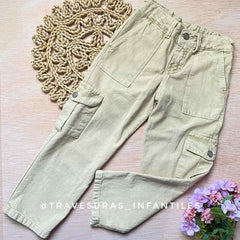 Pantalon Cargo Degradado beige