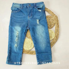 Jean Denim Medio Desgaste