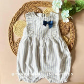 Mameluco Moño rayas Bolero