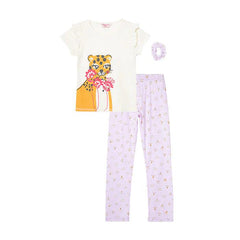 Pijama Manga Corta Marfil