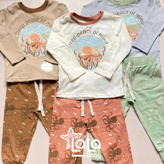 Pijama Pantalón Pulpo Color Surtido