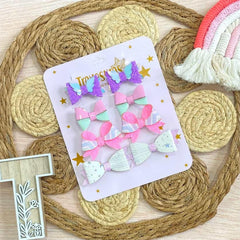 Set Pinzas Moños Lea