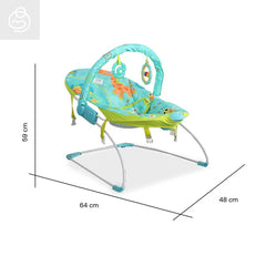 Silla Mecedora Bouncer Para Bebé Azul Bebesit Medidas