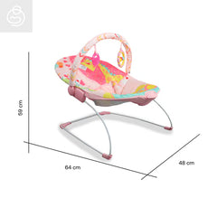 Silla Mecedora Bouncer Para Bebé Rosa Bebesit Medidas