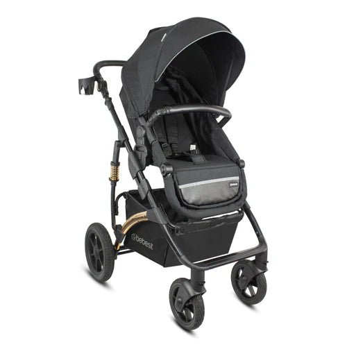Coche Moisés Spring Gold Premium Negro Bebesit Estilo