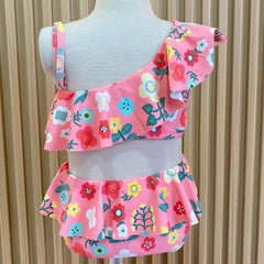 Vestido De Baño Estampado Rosa Zippy Niña