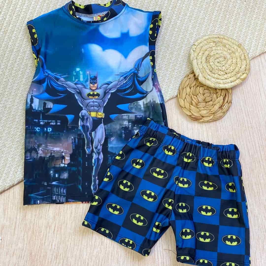 Traje De Baño Esqueleto Batman