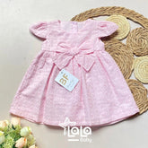 Vestido Ojalillo Rosa