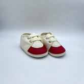 Tenis Sin Suela Combinado Rojo