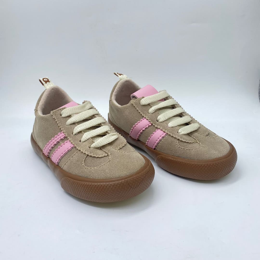 Tenis Detallle Rayas Café Melosos