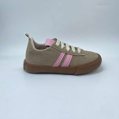 Tenis Detallle Rayas Café Melosos Detalle