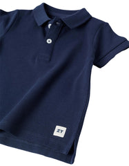 Polo Algodón Navy Niño Zippy detalle