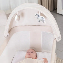 Cuna Colecho Sense Balance Bassinet Beige Mastela detalle