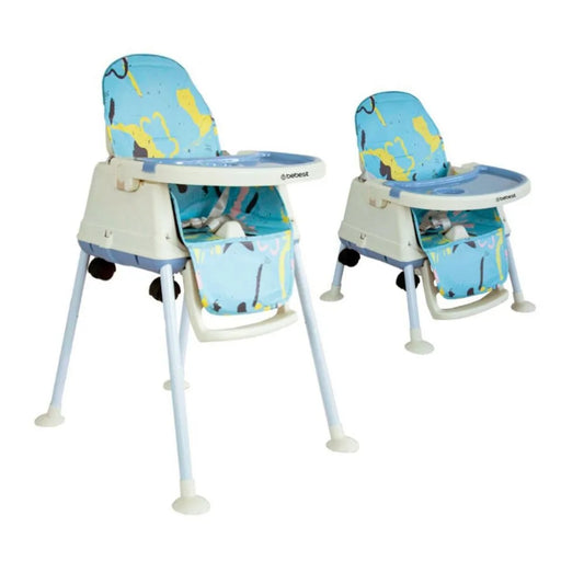 Silla Comedor 3 en 1 Smart Azul Bebesit