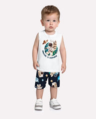 Conjunto Bermuda Astronauta Kyly modelo