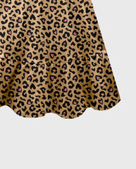 Vestido Estampado Animal Print Kyly Detalle