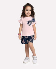 Conjunto Short Moño Lentejuelas Kyly Modelo