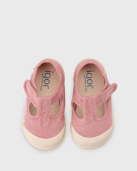 Tenis Baleta Deportiva Lona Pepito Nuevo Rosa Igor Modelo