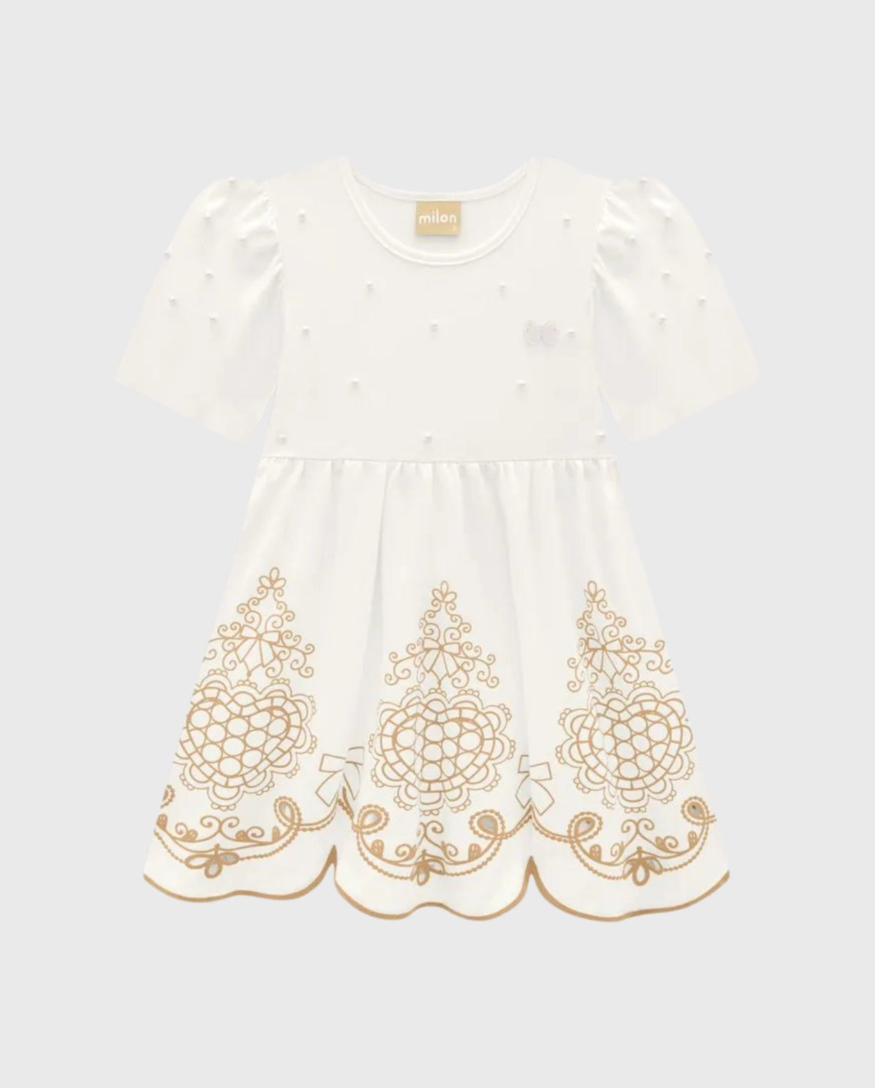 Vestido Detalle Perlas Milon